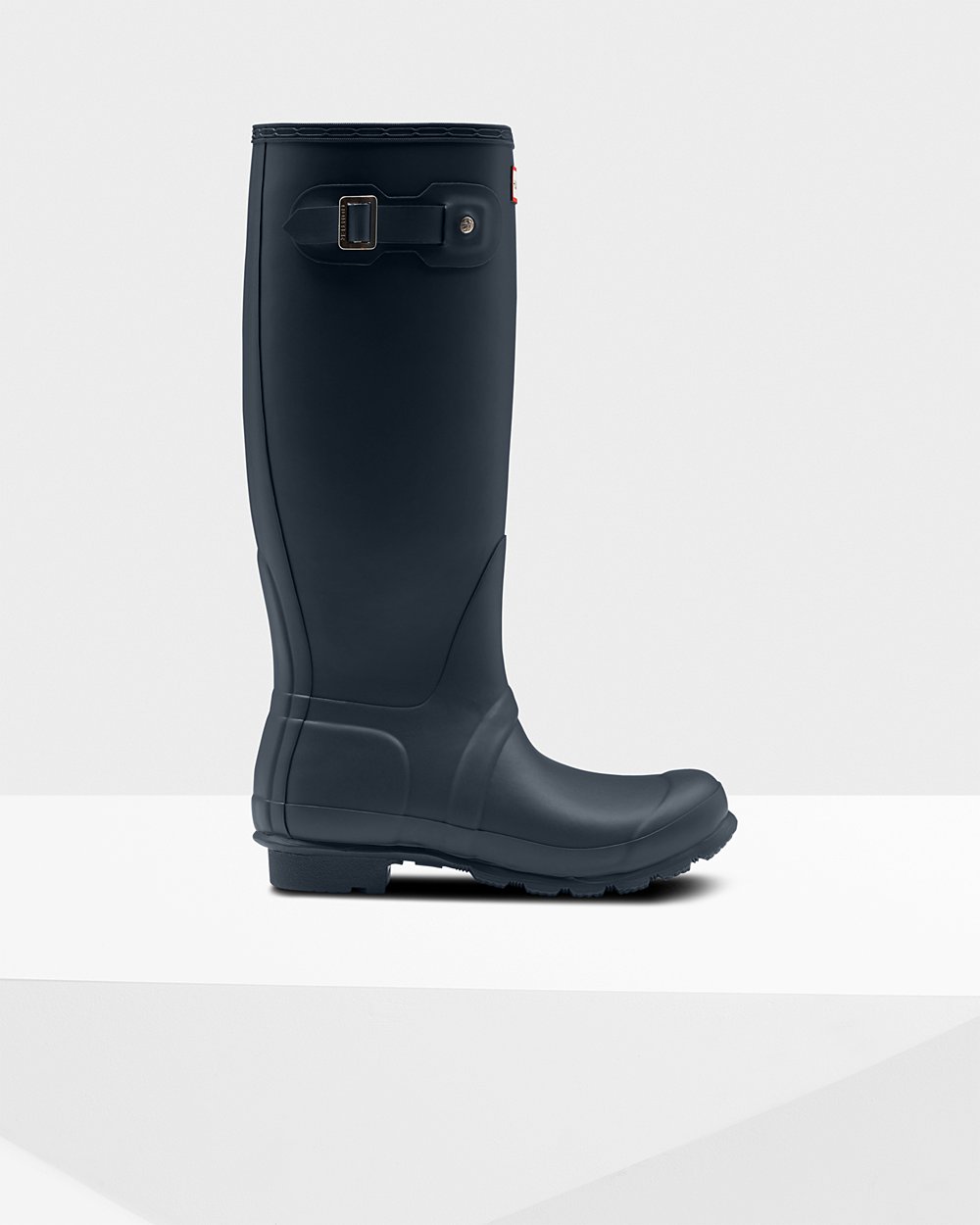 Bottes Hautes de Pluie Hunter Original Insulated Femme Bleu Marine ZYQIWAM-14